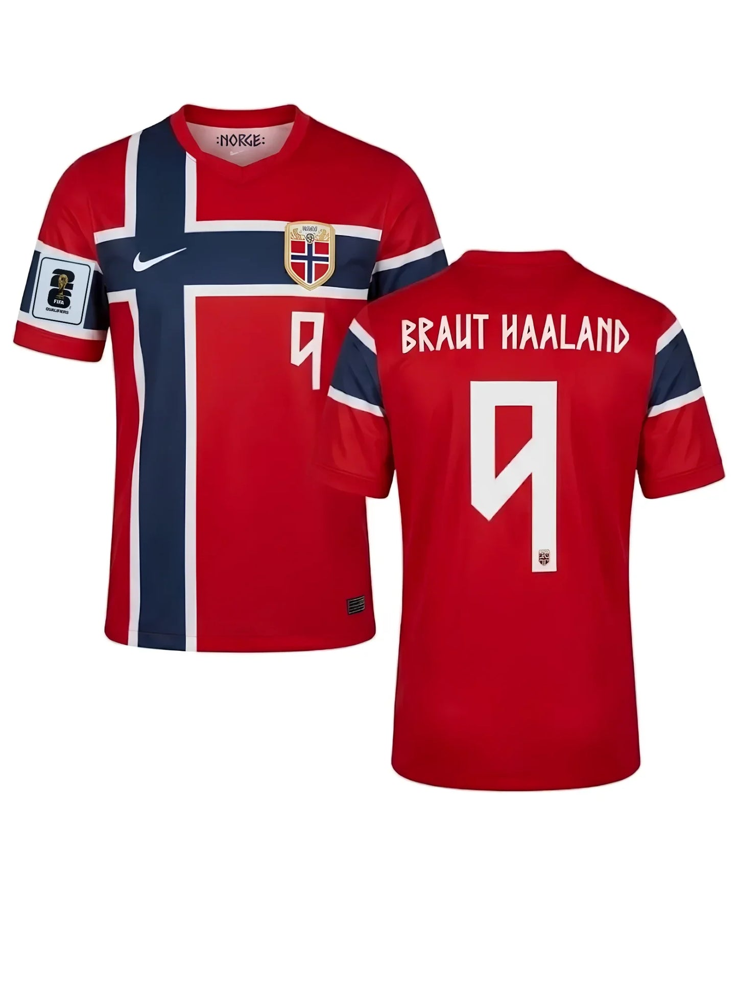 Norway I Home World Cup 2026 #BRAUT HAALAND 9