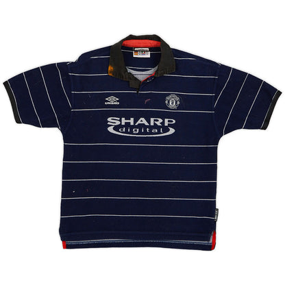 BECKHAM #7 Manchester United Retro Jersey Away 1999/00