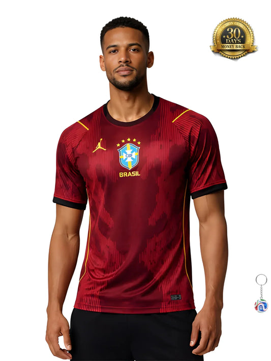 Brazil Special Edition Red Jersey 2026 Jordan