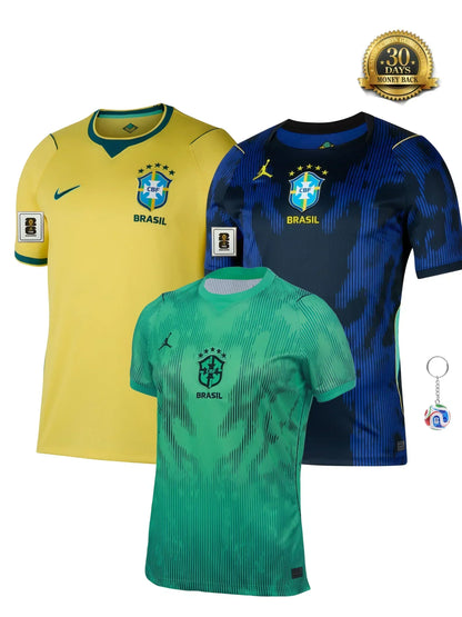 Kit Brazil Home + Away + Goalkeeper  World Cup 2026