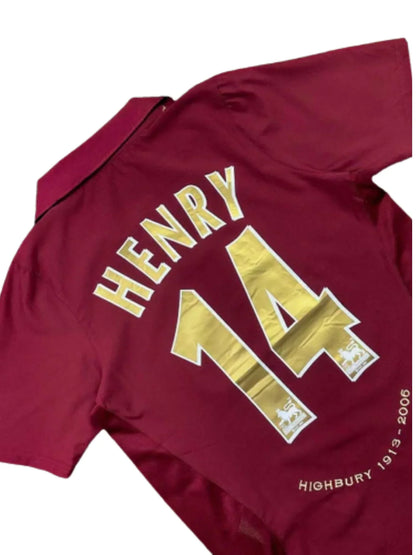 HENRY #14 Arsenal Retro Jersey Home 2005/06
