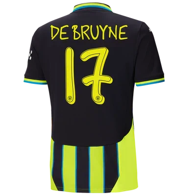 #17 De Bruyne Manchester City Away Jersey 2024/2025