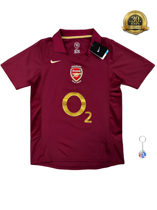 HENRY #14 Arsenal Retro Jersey Home 2005/06