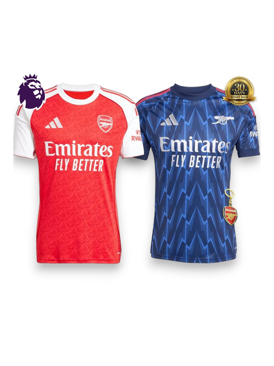 Combo Arsenal Home + Away Jerseys 2025/2026