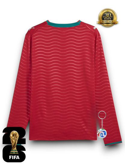 Portugal World Cup 2026 Jersey Player Version - Long Sleeve