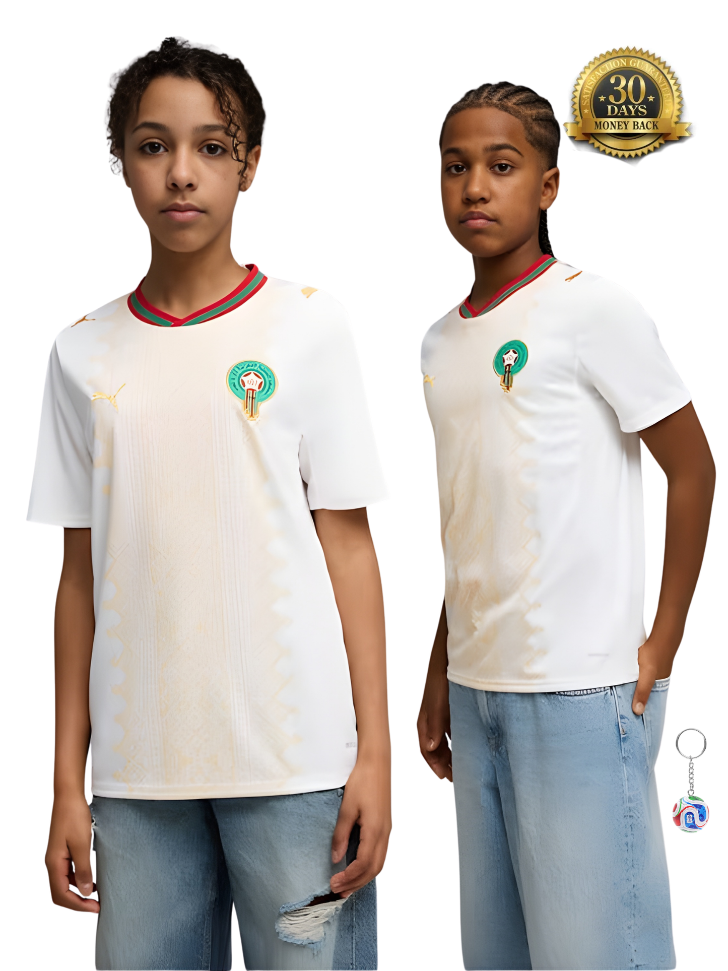 Morocco World Cup 2026 Away Kids Kit