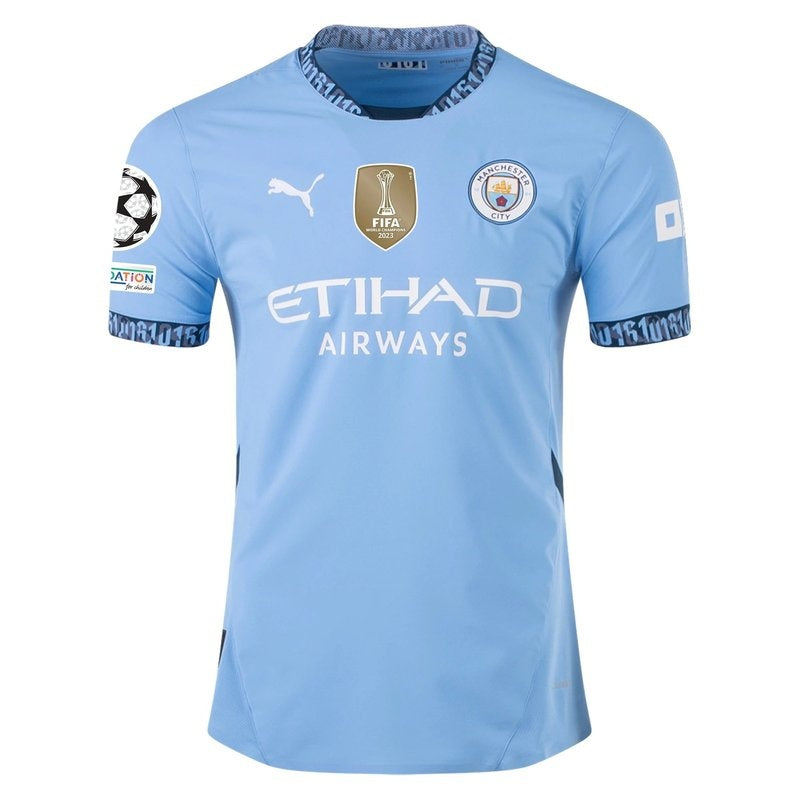 Manchester City UCL 24/25 I Home Jersey - Player Version [Slim Fit] - Slim Fit